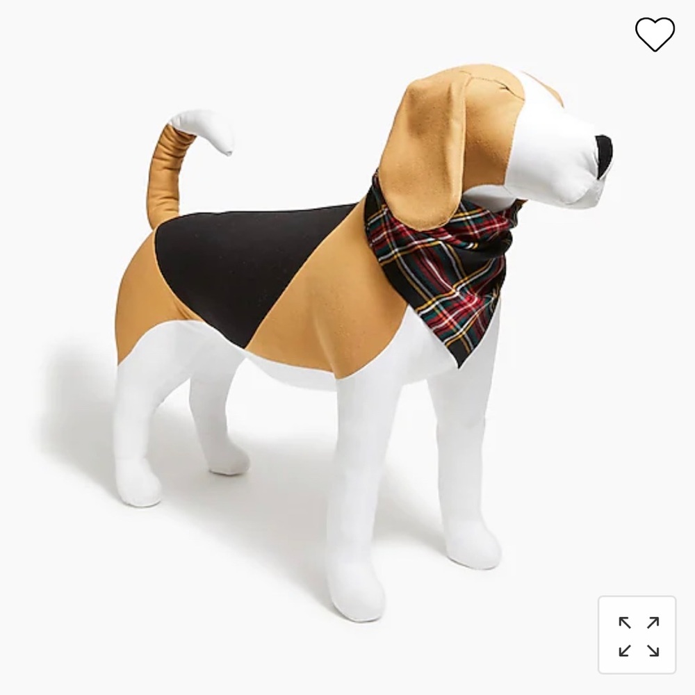 *2 for $20* J.Crew Tartan Dog Bandana